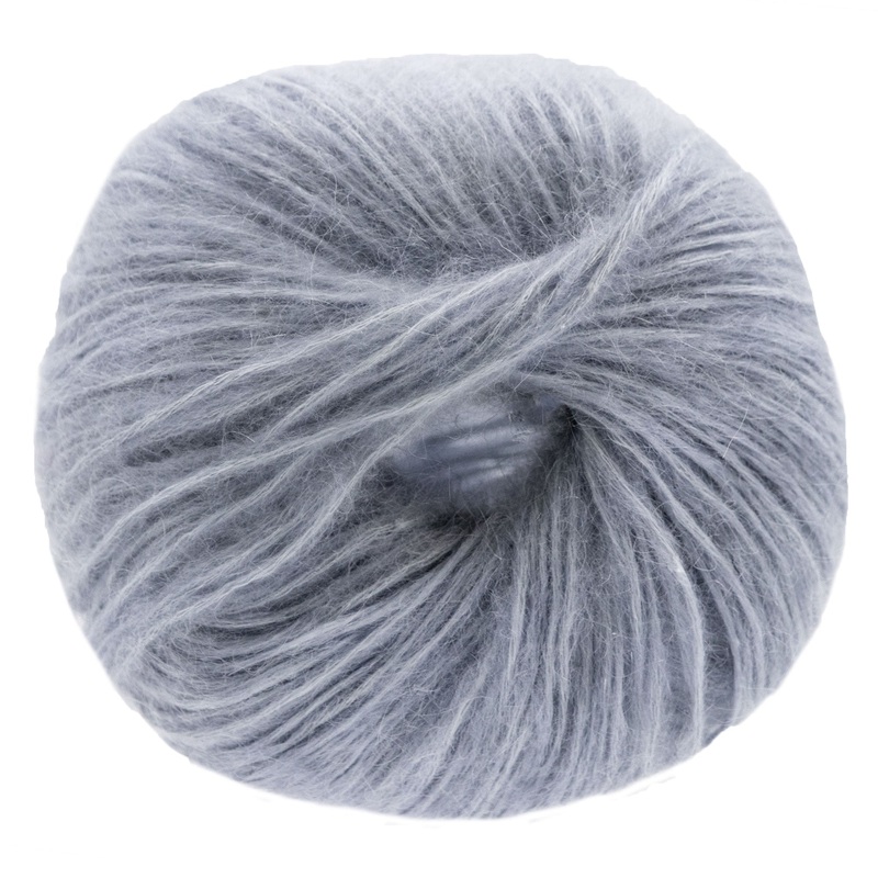 Lana Grossa Superkid Seta Yarn – 002 Light Grey