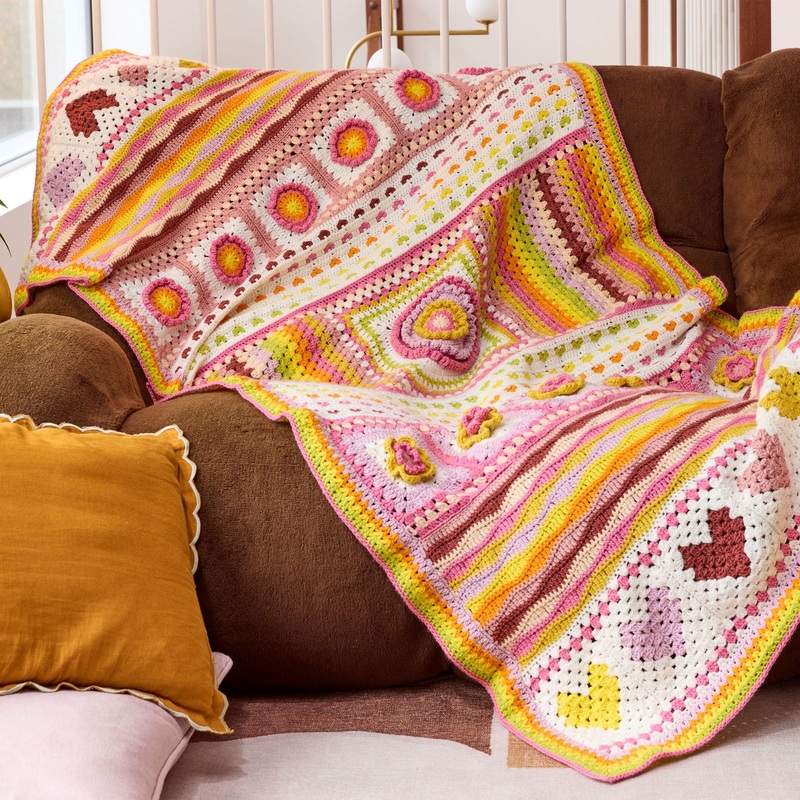 Sirdar Hearts & Flowers Crochet Along