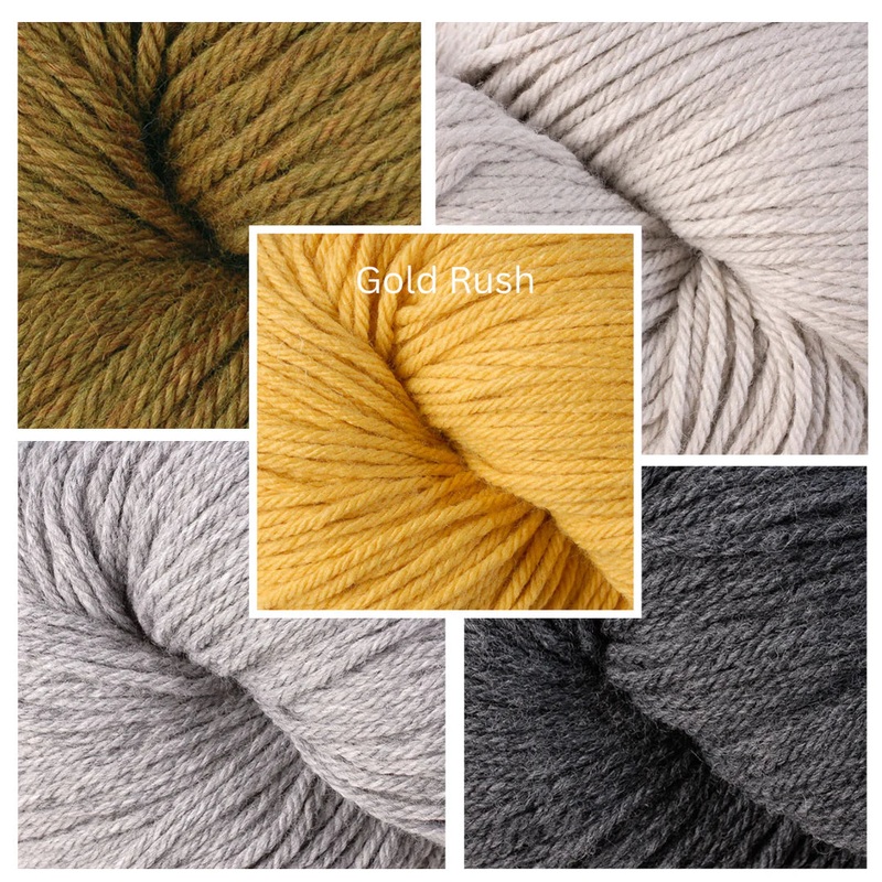 Berroco Year Long Blanket MKAL Kit – Gold Rush