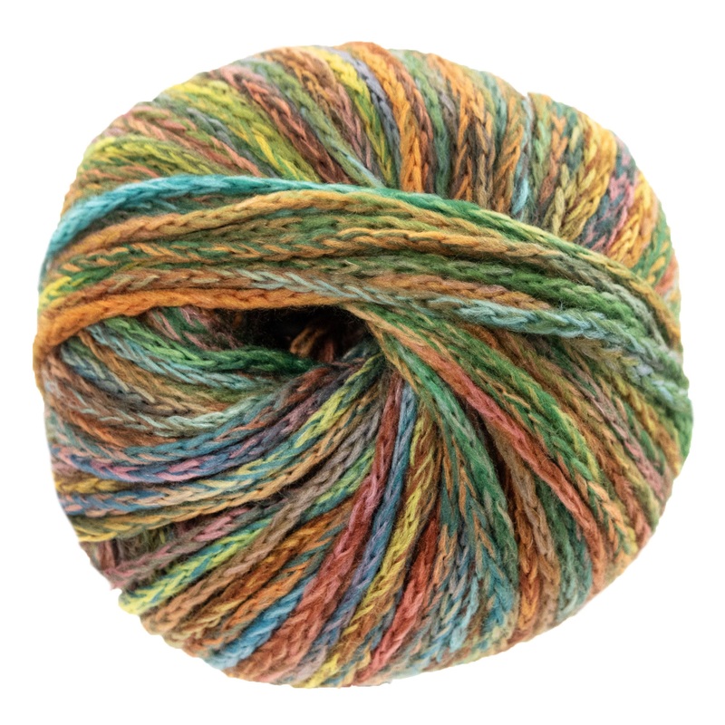 Lana Grossa Cool Merino Big Color Yarn – 404 Chestnut/Jade/Ochre/Olive/Pink/Red