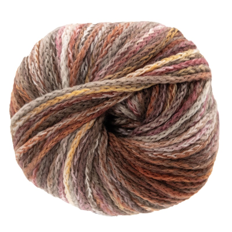 Lana Grossa Cool Merino Big Color Yarn – 406 Beige/Taupe/Rose/Natural/Brown