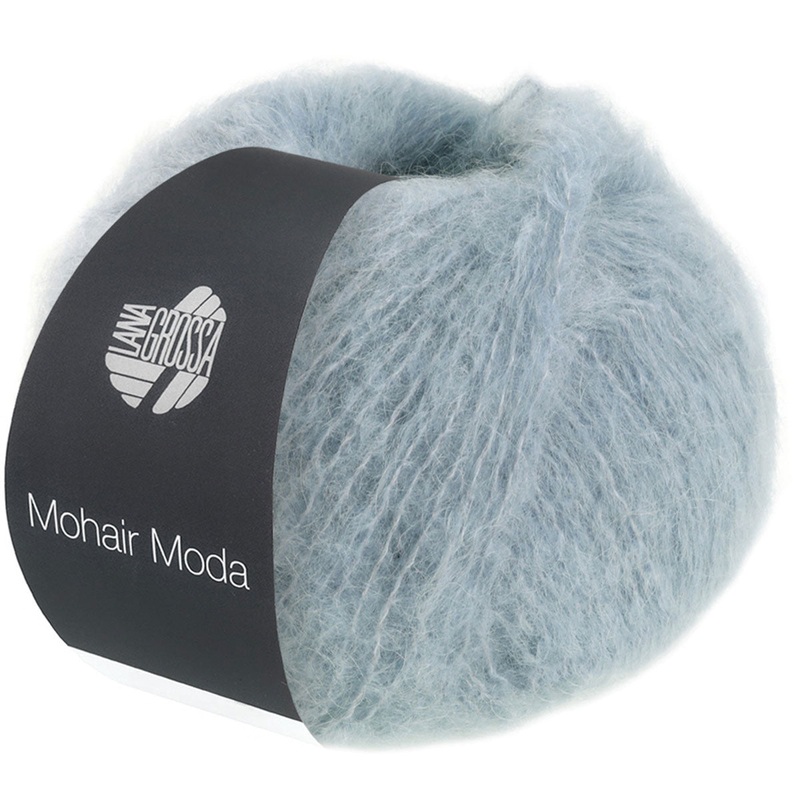 Lana Grossa Mohair Moda Yarn – 04 Grey Blue