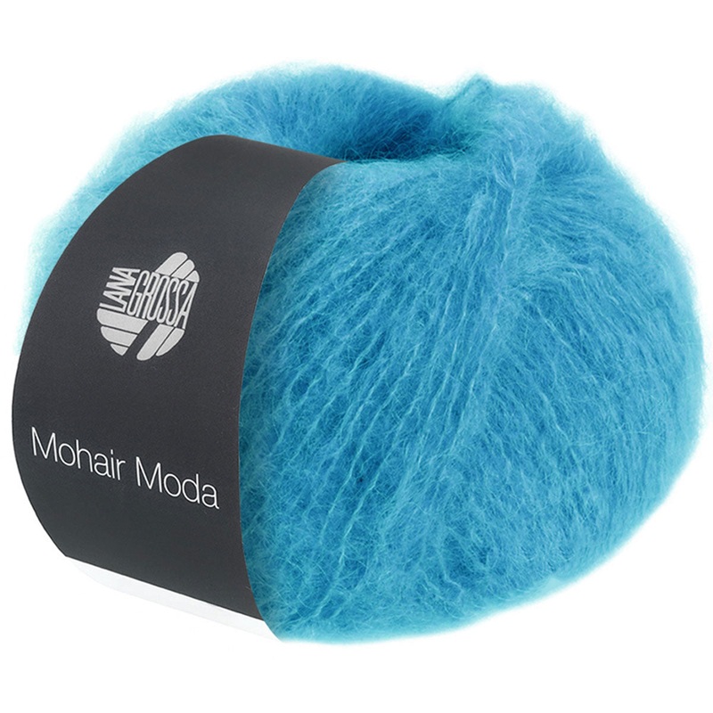Lana Grossa Mohair Moda Yarn – 06 Blue