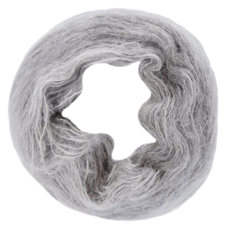 Lana Grossa Setasuri Yarn – 19 Light Grey