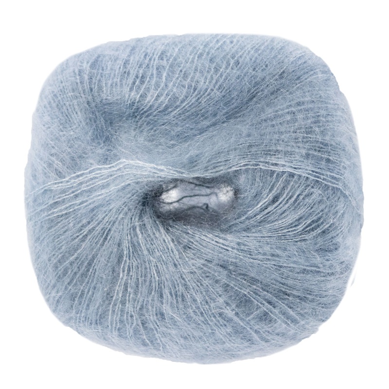 Lana Grossa Silkhair Yarn – 042 Light Blue