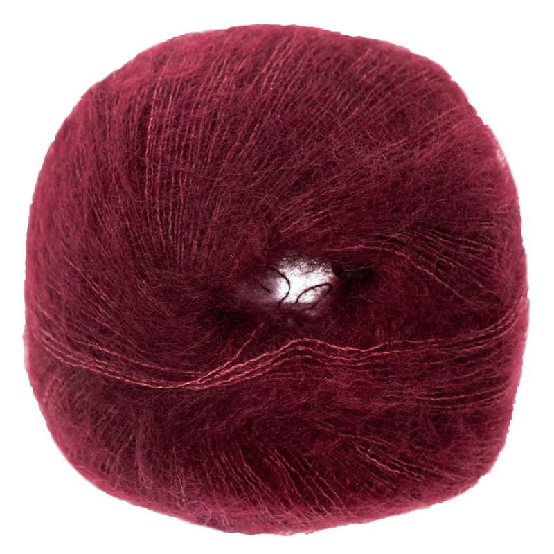 Lana Grossa Silkhair Yarn – 113 Bordeaux
