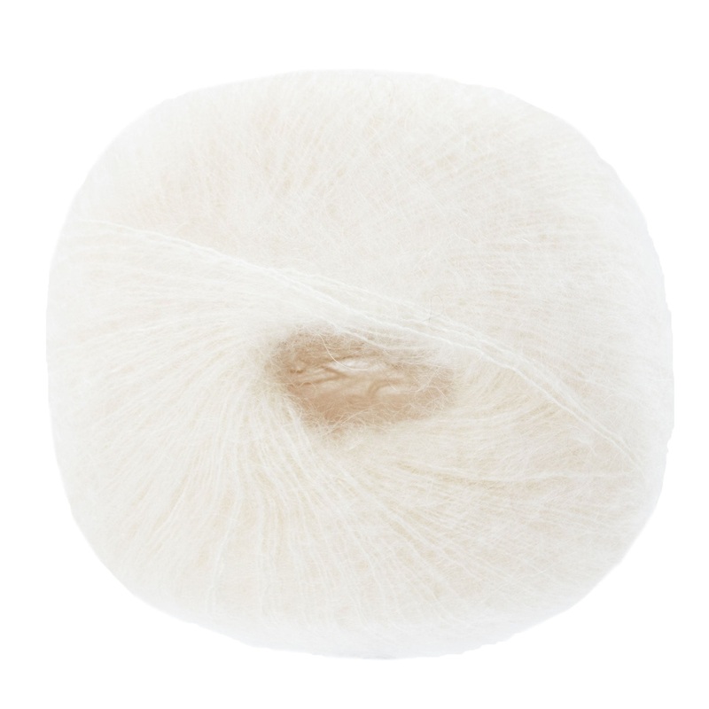 Lana Grossa Silkhair Yarn – 117 White