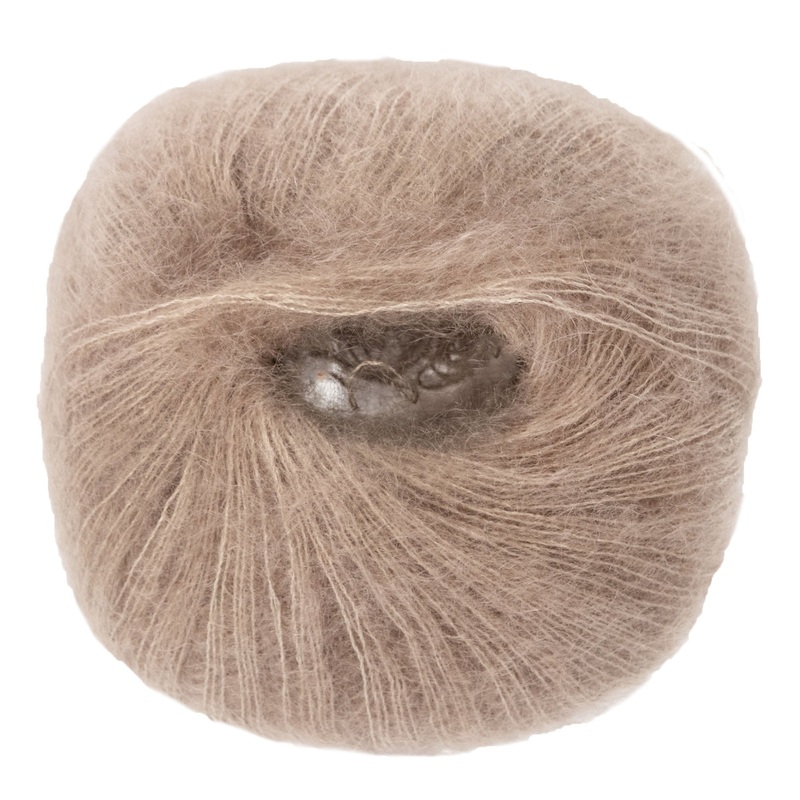 Lana Grossa Silkhair Yarn – 123 Pearl Beige