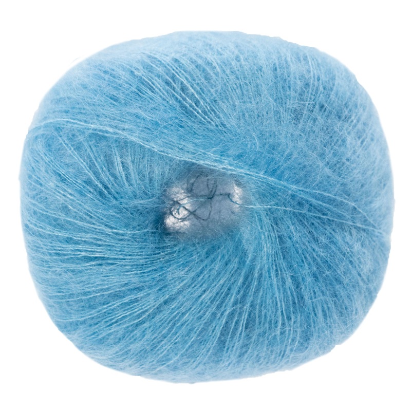 Lana Grossa Silkhair Yarn – 180 Blue Turquoise