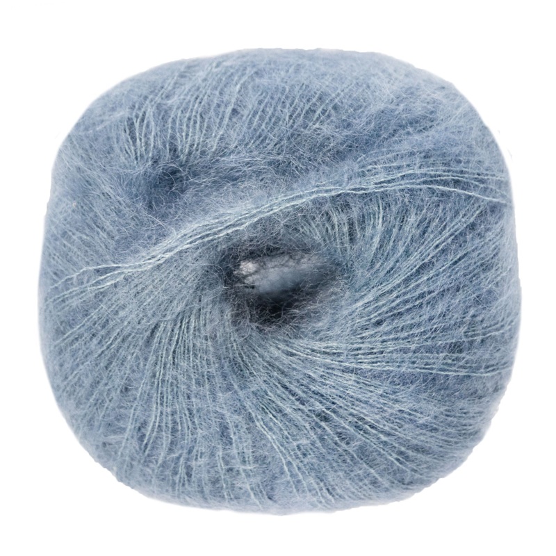 Lana Grossa Silkhair Yarn – 202 Smoke Blue