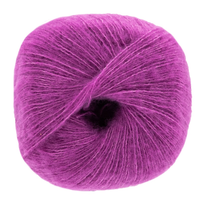 Lana Grossa Soffio Yarn – 02 Fuchsia