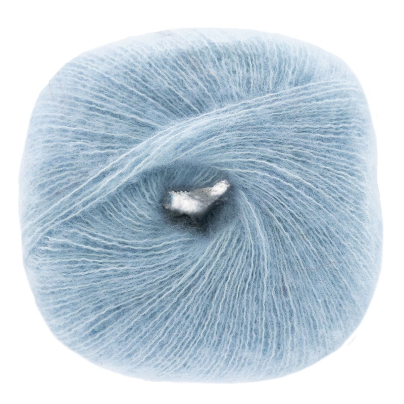 Lana Grossa Soffio Yarn – 13 Light Blue