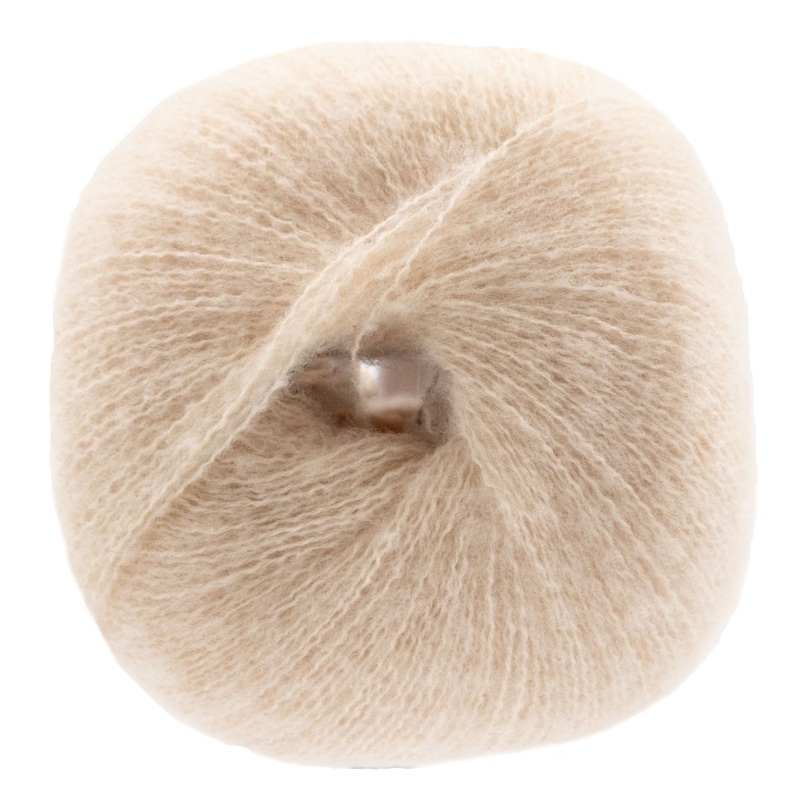 Lana Grossa Soffio Yarn – 17 Light Beige