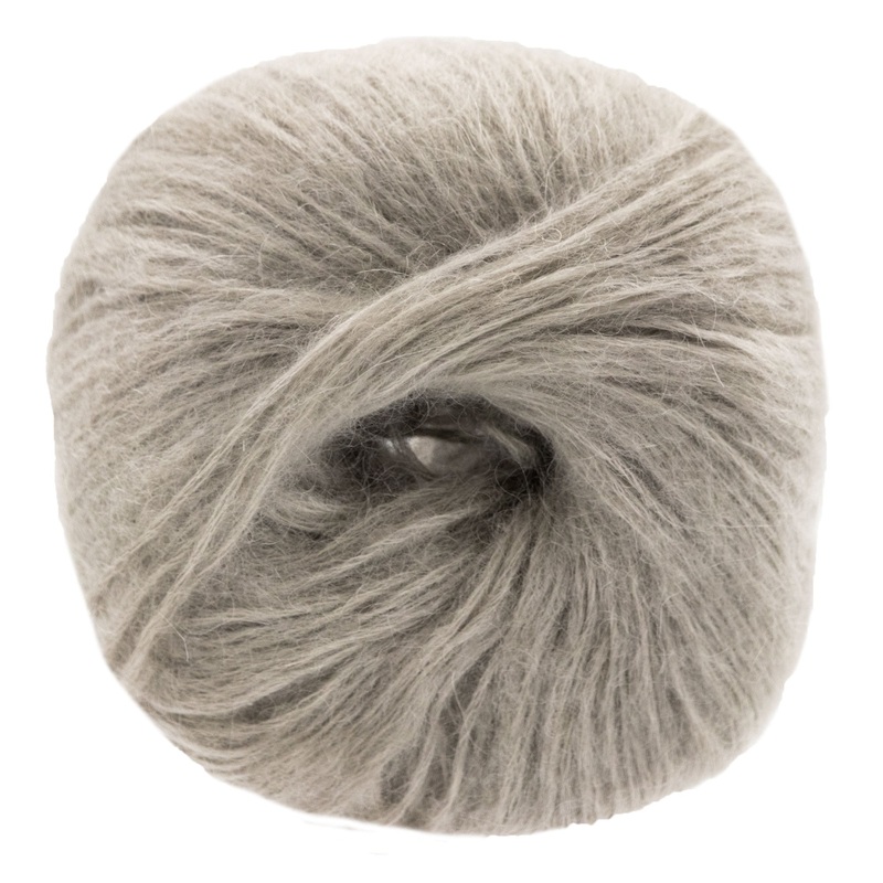 Lana Grossa Superkid Seta Yarn – 018 Grey-Beige