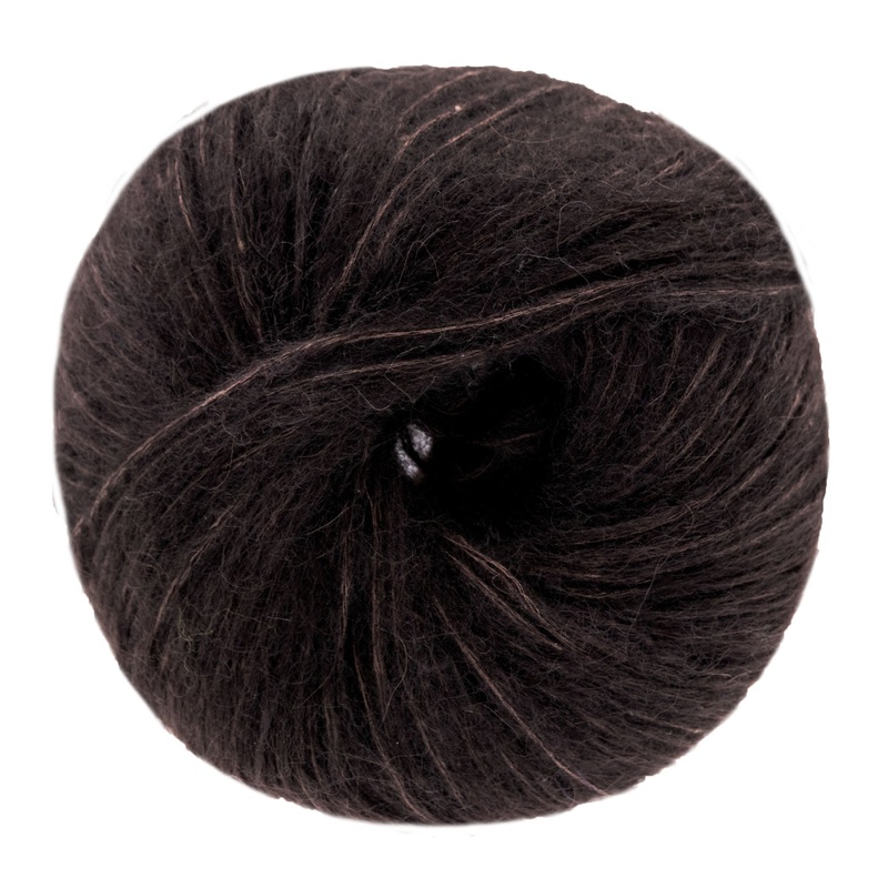 Lana Grossa Superkid Seta Yarn – 019 Black-Brown
