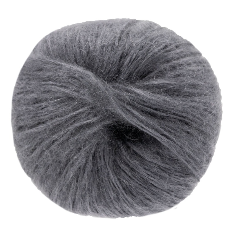Lana Grossa Superkid Seta Yarn – 021 Dark Grey