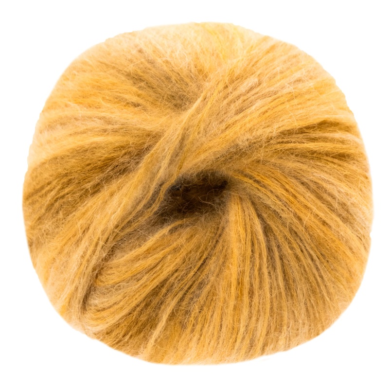 Lana Grossa Superkid Seta Yarn – 106 Mustard/Light Yellow