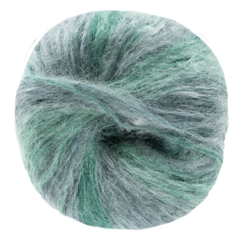 Lana Grossa Superkid Seta Yarn – 109 Fir/Bottle Green/Grey Green