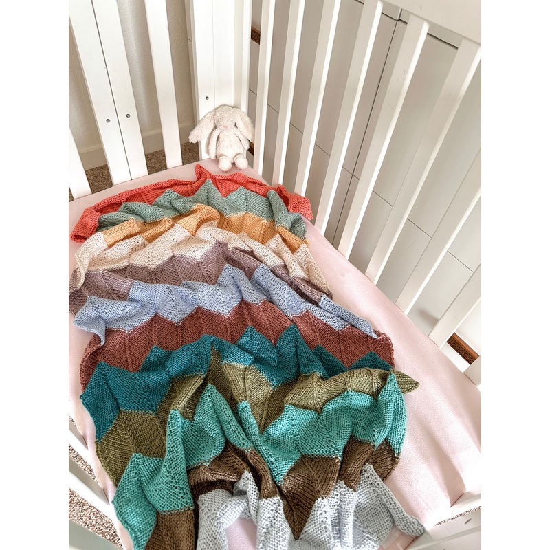 Jimmy Beans Wool Snuggle Stripes Blanket Kit