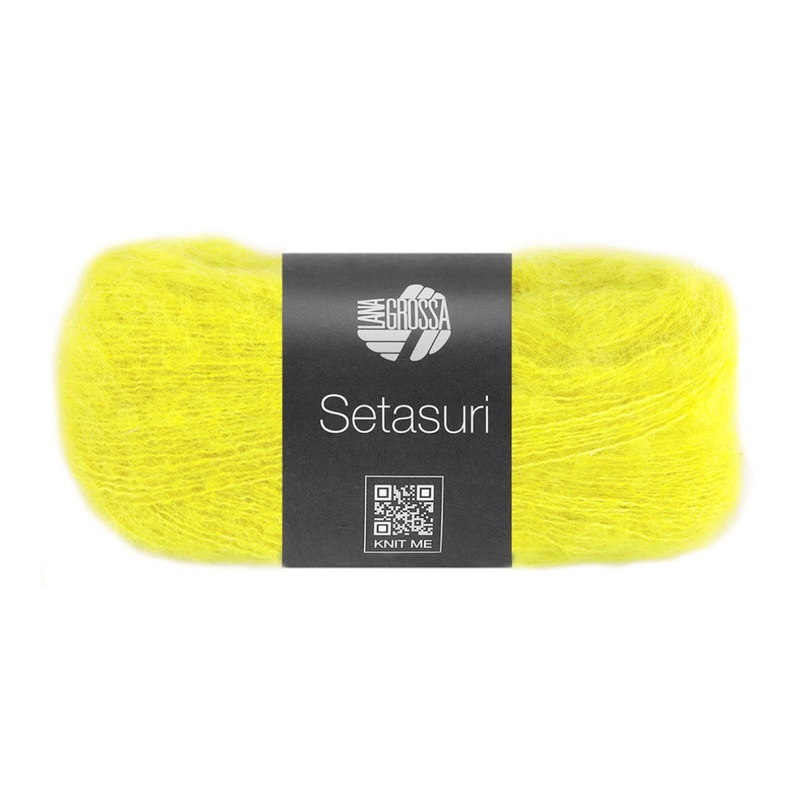 Lana Grossa Setasuri Yarn – 060 Citrus Yellow