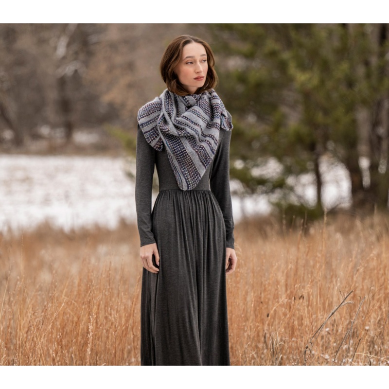 Malabrigo x Blue Sky Fibers Alpine Shawl Kit