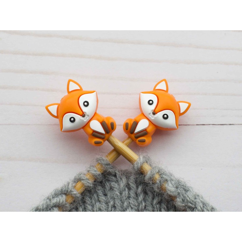 Fox & Pine Stitches Stitch Stoppers/ Point Protector – Baby Fox