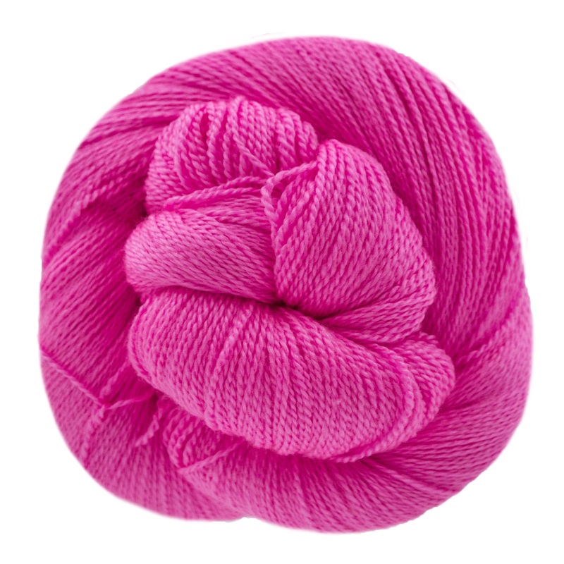 Madelinetosh Tosh Lunar Yarn – Fluoro Rose