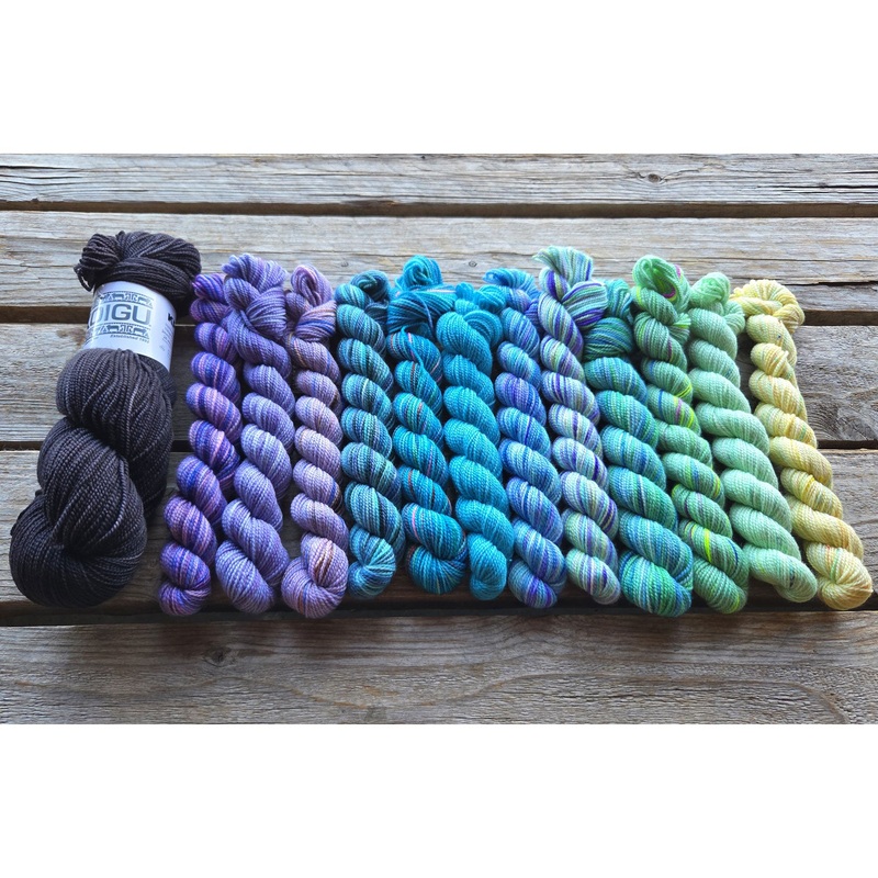 Koigu Aurora Hunter Shawl Yarn Pack – Large – North Star