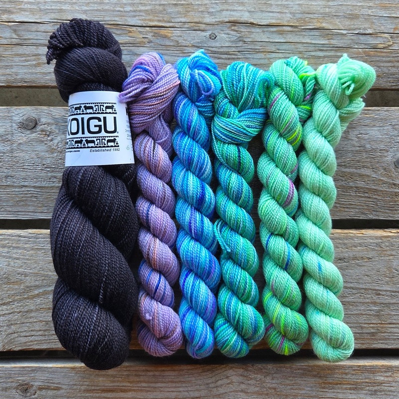 Koigu Aurora Hunter Shawl Yarn Pack – Small – North Star
