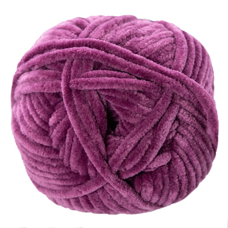 Universal Yarn Bella Chenille Yarn – 124 Boysenberry
