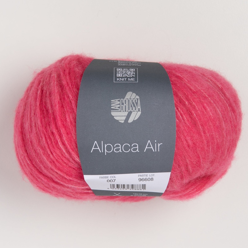 Lana Grossa Alpaca Air Yarn – 007 Bright Pink