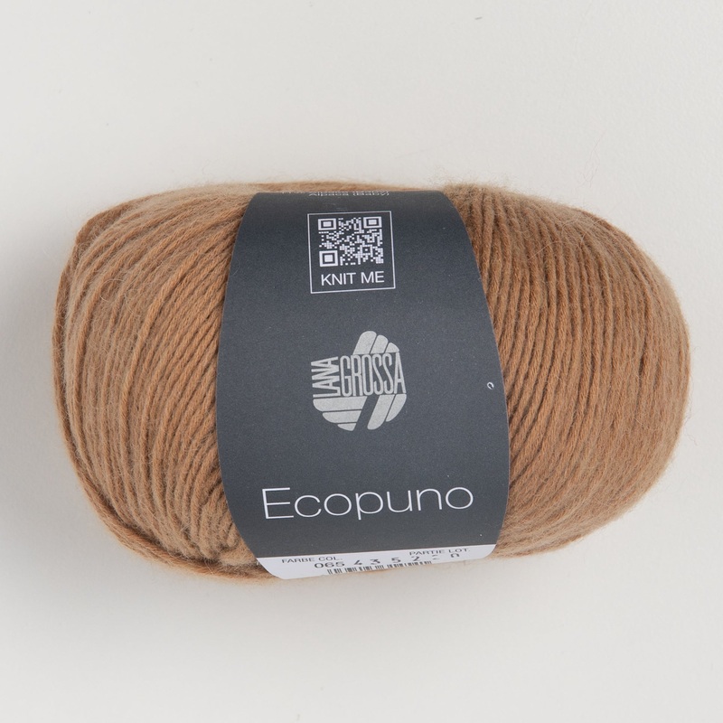 Lana Grossa Ecopuno Yarn – 065 Caramel
