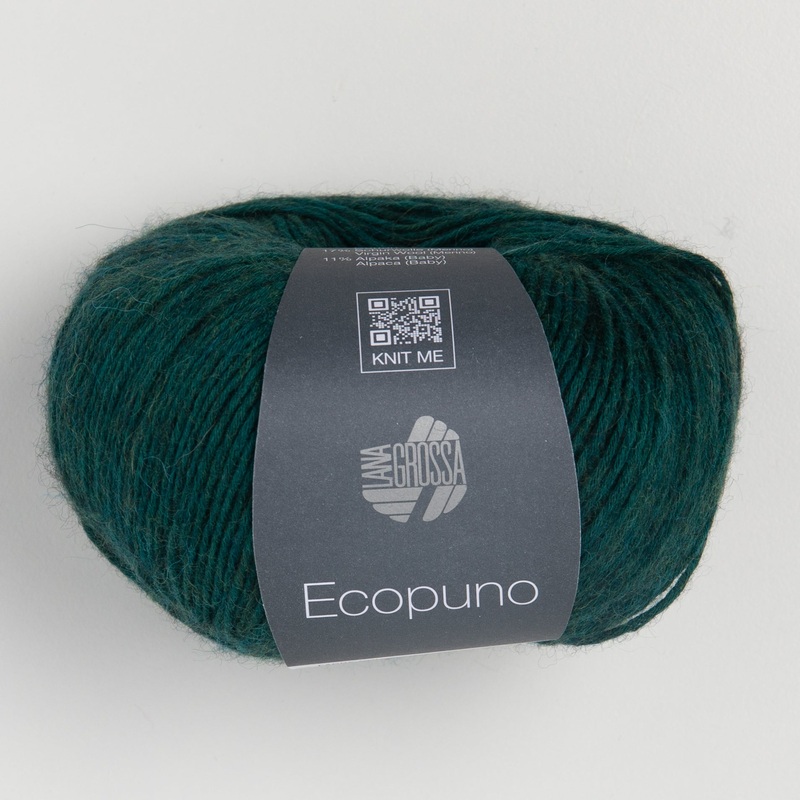 Lana Grossa Ecopuno Yarn – 210 Pine Green