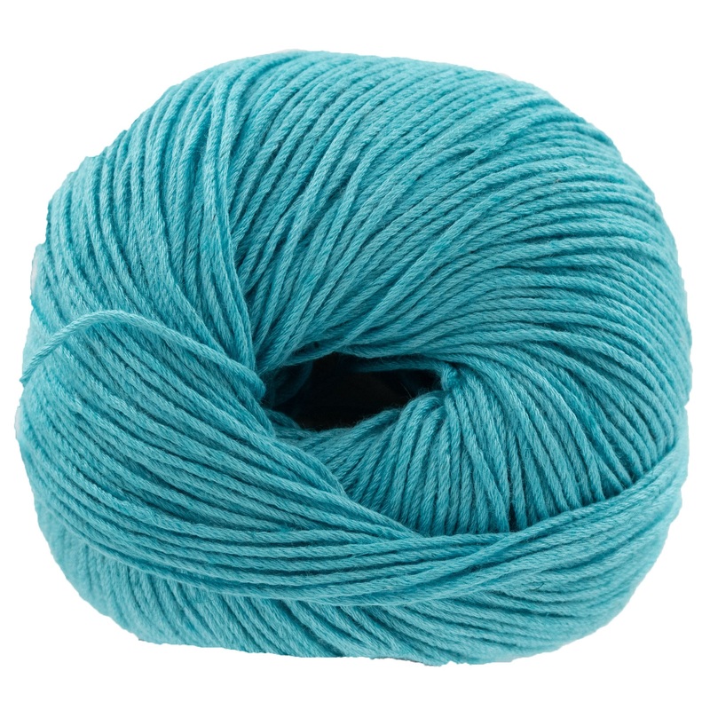 Lana Grossa Linea Pura Solo Lino Yarn – 075 Turquoise Blue