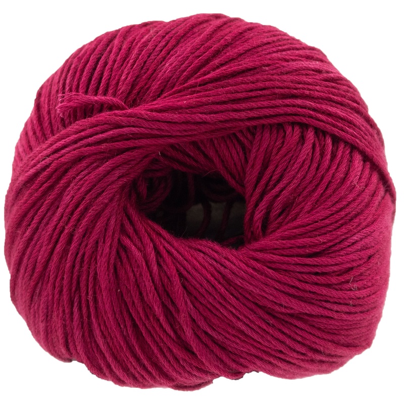Lana Grossa Linea Pura Solo Lino Yarn – 17 Raspberry
