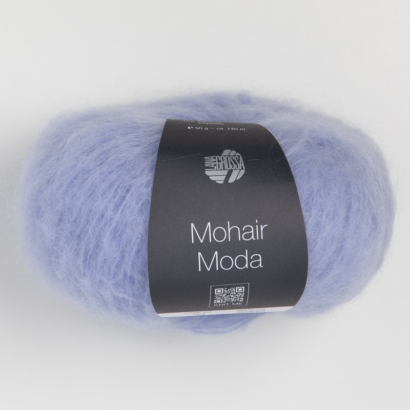 Lana Grossa Mohair Moda Yarn – 21 Violet Blue