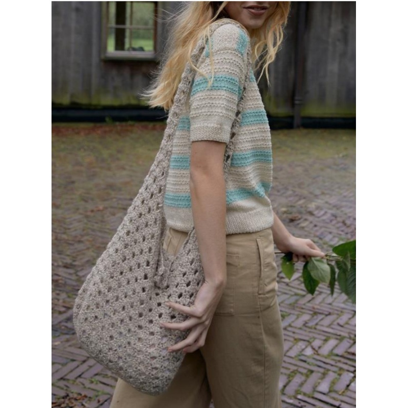 Lana Grossa Natural Knits 01 Patterns – 26 Crochet Bag – PDF Download