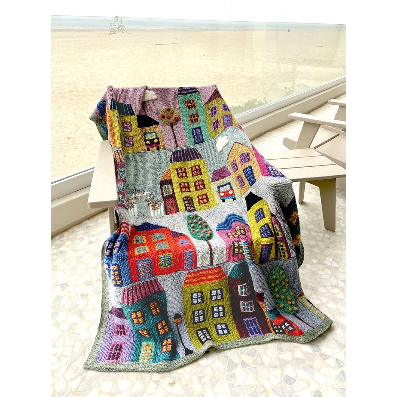 Rowan Blanket the Town Blanket Kit