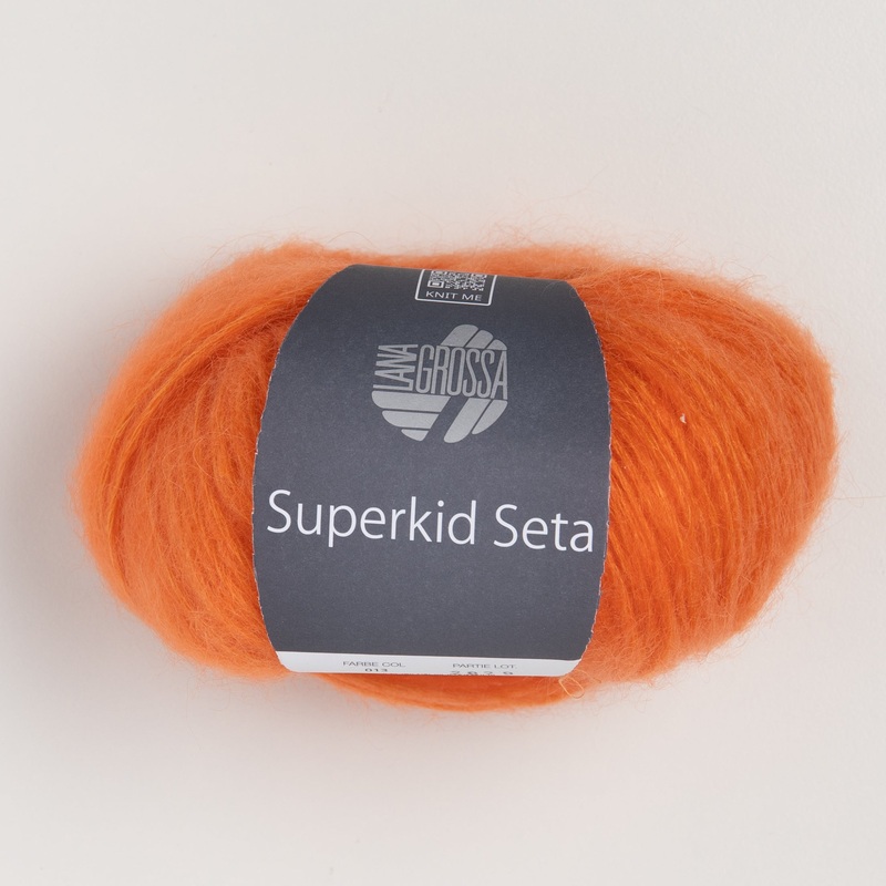 Lana Grossa Superkid Seta Yarn – 013 Bright Orange