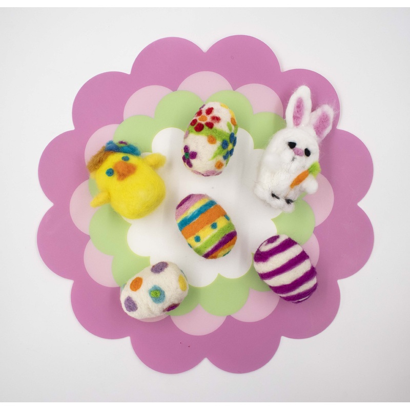 Gus’ Felted Sky Easter Projects