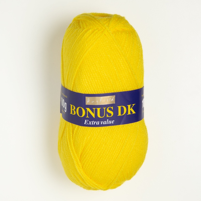 Hayfield Bonus DK Yarn – 555 Sunshine
