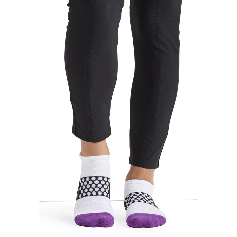 Athletic Ankle Socks|Neon/Blue|Purple/Black/White|Pink/Black/White|S/M|L/XL