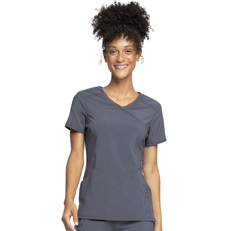 Cherokee I Mock Wrap Top|XXS|XS|S|M|L|XL|2XL|3XL|4XL|5XL|PEWTER|NAVY