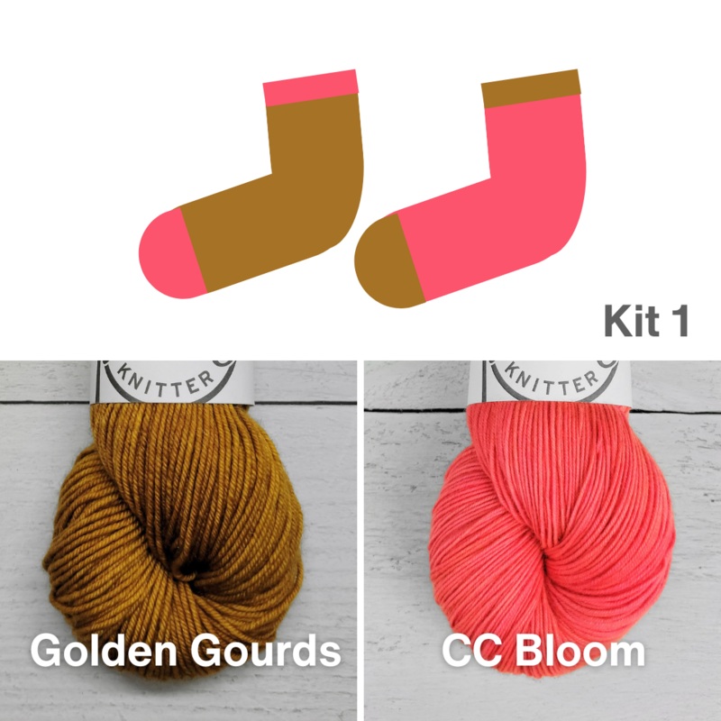 Oxbow Sock Kit No. 1|Feet Fingering|Luxe Merino Light Sport|Primo Fingering
