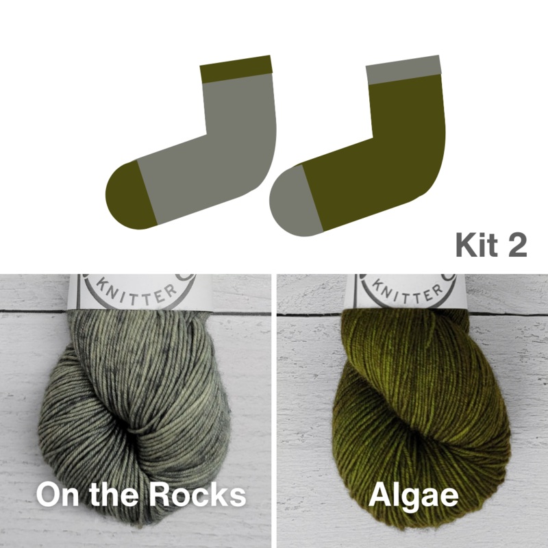 Oxbow Sock Kit No. 2|Feet Fingering|Luxe Merino Light Sport|Primo Fingering