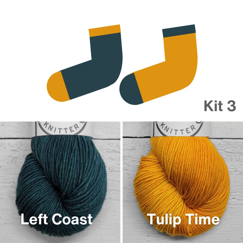 Oxbow Sock Kit No. 3|Feet Fingering|Luxe Merino Light Sport|Primo Fingering