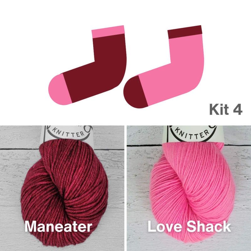 Oxbow Sock Kit No. 4|Feet Fingering|Luxe Merino Light Sport|Primo Fingering