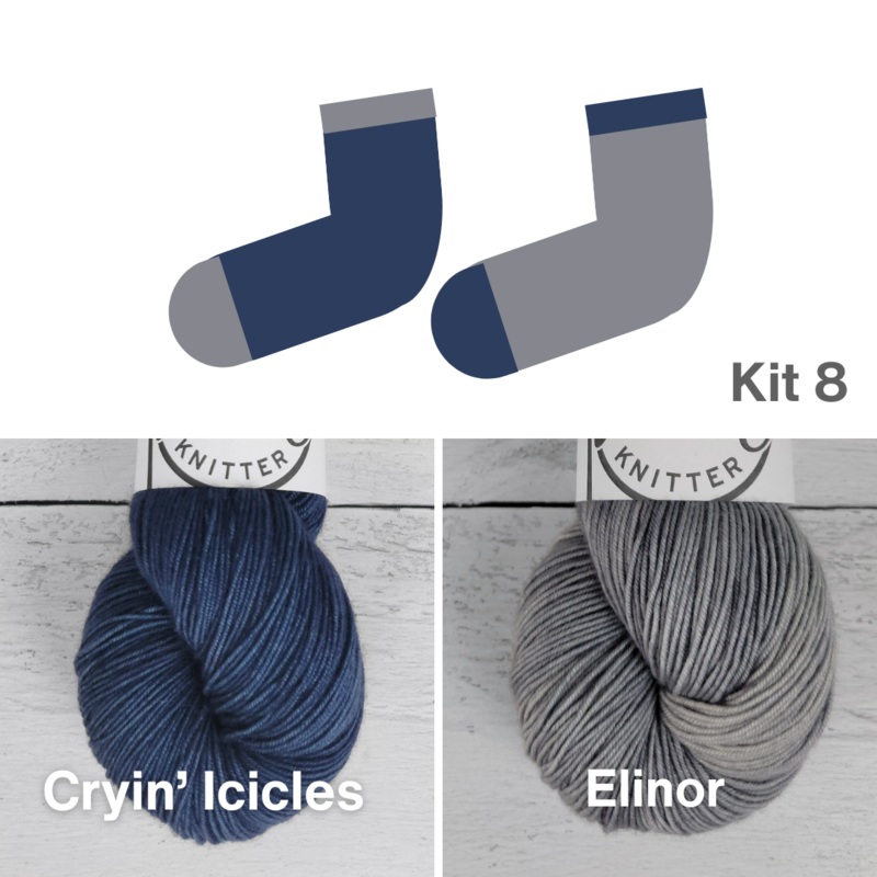 Oxbow Sock Kit No. 8|Feet Fingering|Luxe Merino Light Sport|Primo Fingering