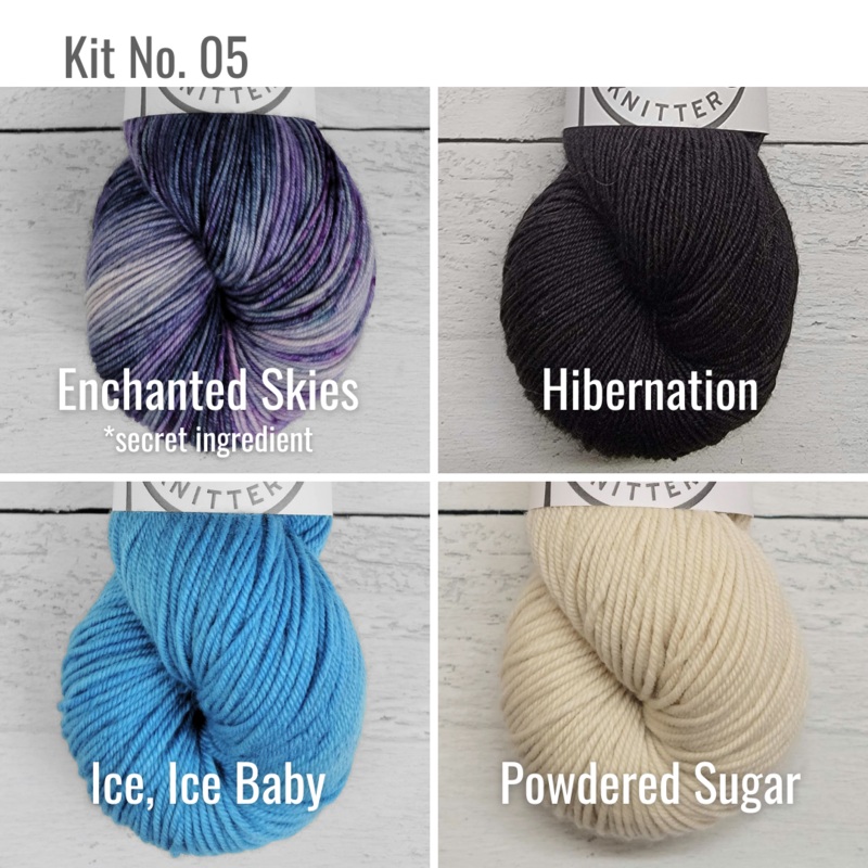 Secret Ingredient Kit No. 5|Shawl Kit – Aura Lace + Feet Fingering|Shawl Kit – Aura Lace + Legacy Fingering|Shawl Kit – Aura Lace + Primo Fingering