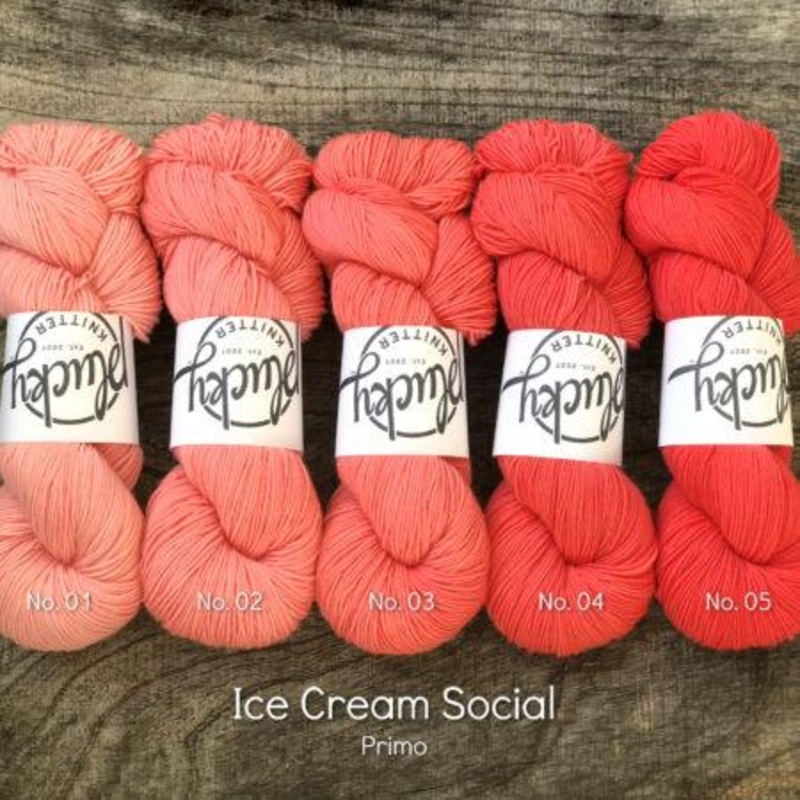 Ice Cream Social #1|Primo Fingering|Sophisticate Fingering|Halo Fingering|Solo Fingering|Yakkity DK|Harmony DK|Bello DK|Primo Worsted|Snug Worsted|Bulky|Phoebe Fingering|Feet Fingering|Trusty Fingering|Oxford Fingering 1.0|Tweed Worsted|Beauregard DK|Solo